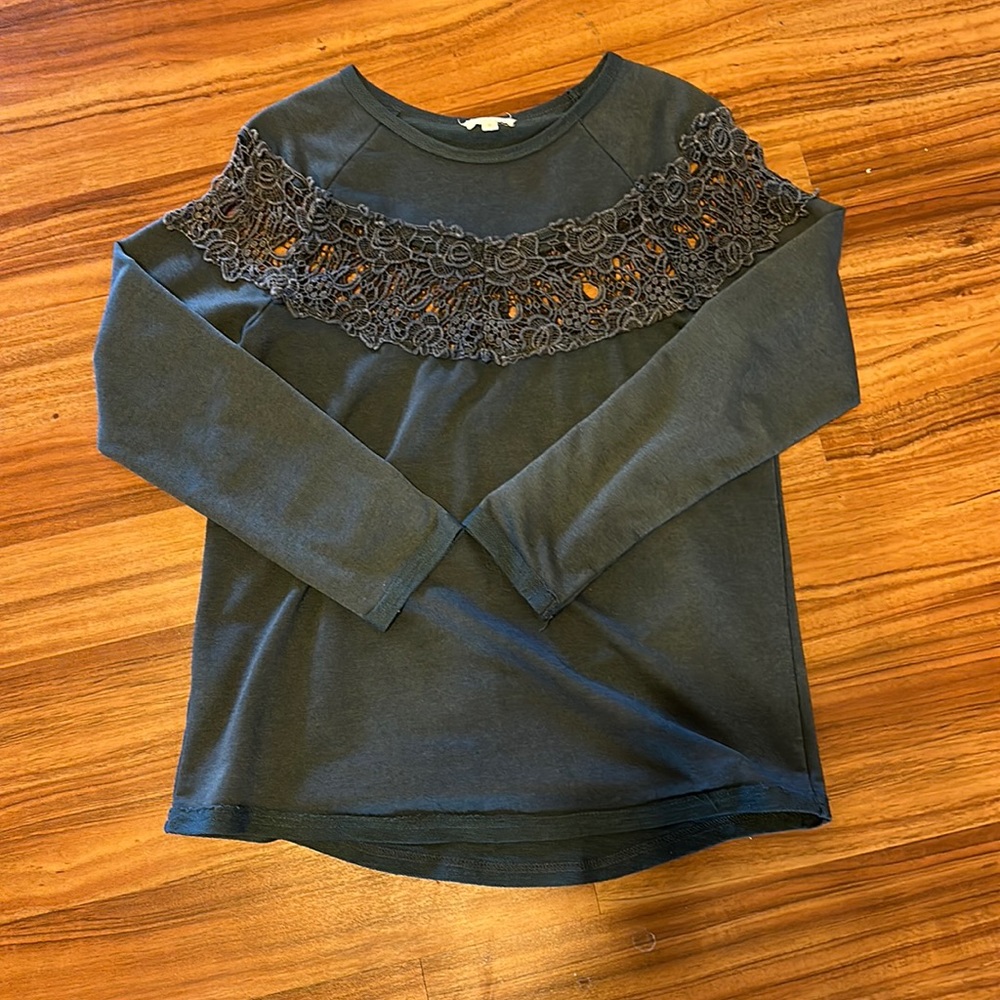 Floral Cutout Sweater